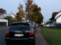 Falschparker auf dem Gehweg der Umleitungsstrecke Schubertstraße